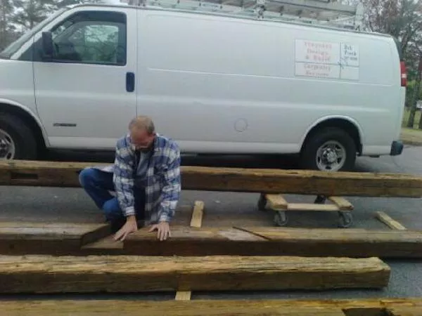 inspecting-the-reclaimed-beams